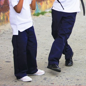 target navy school pants